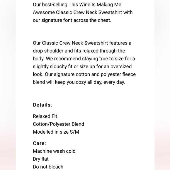 Brunette the Label crew neck sweatshirt - Picture 7 of 9